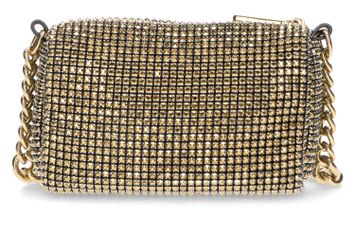 Handtas met goudkleurige strass Party Pochet Kurt Geiger