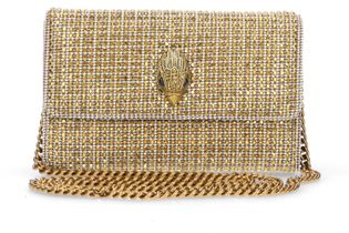 Kurt Geiger Clutch met goudkleurige strass Kensington Chain Wallet