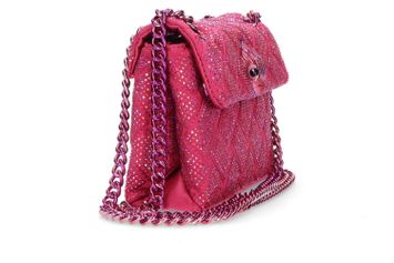 Handtas met roze strass Kensington Fabrik Mini Kurt Geiger