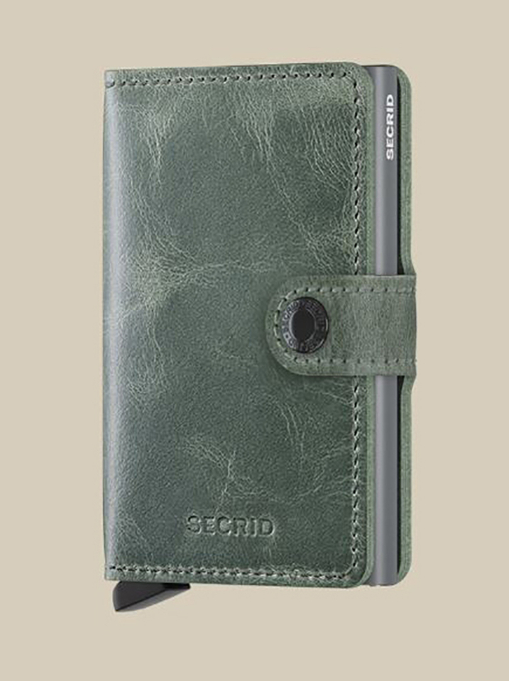 Vintage Sage miniwallet Secrid