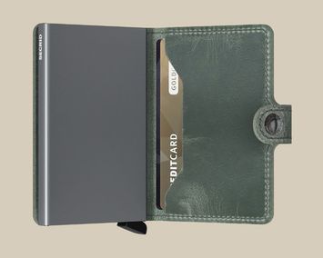 Vintage Sage miniwallet Secrid