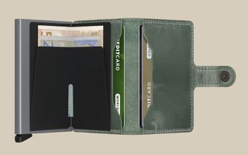 Vintage Sage miniwallet Secrid