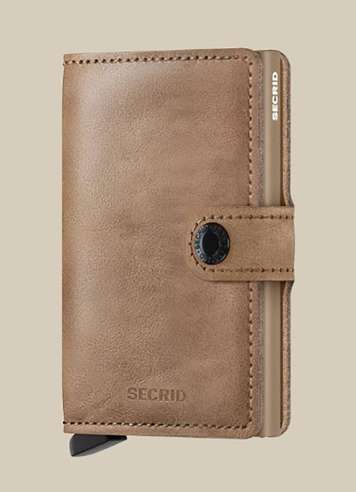 Vintage Taupe Miniwallet Secrid