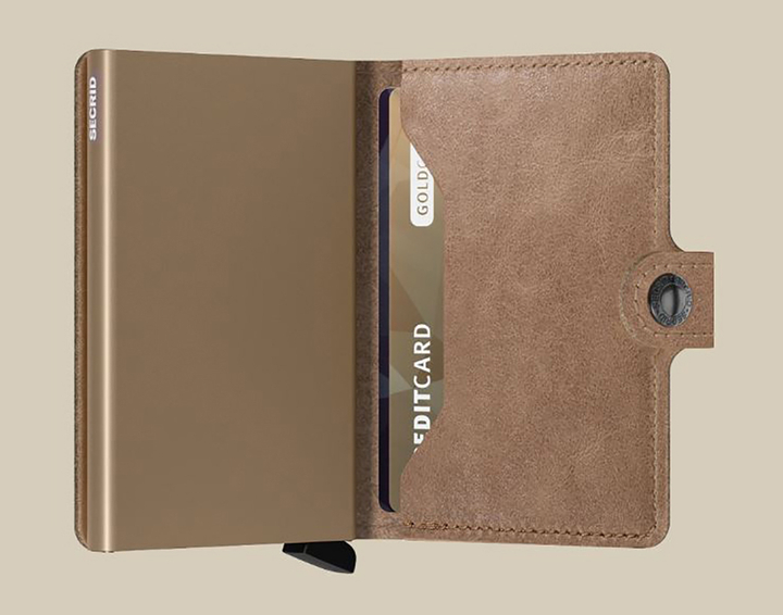 Vintage Taupe Miniwallet Secrid