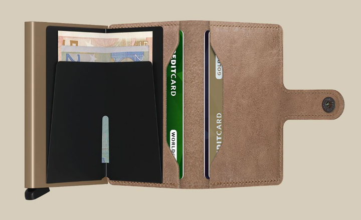 Vintage Taupe Miniwallet Secrid