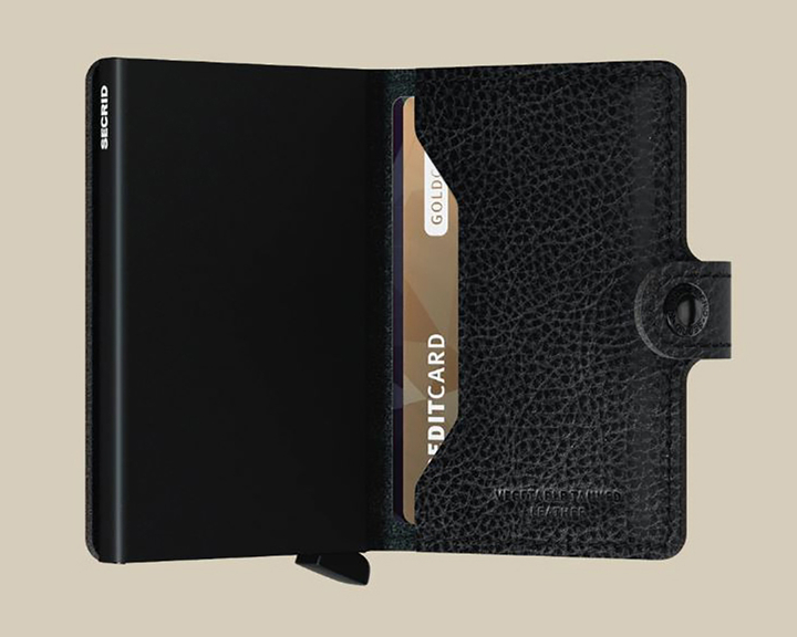 Black Vegan Miniwallet Secrid