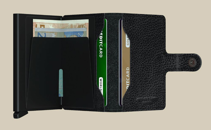 Black Vegan Miniwallet Secrid