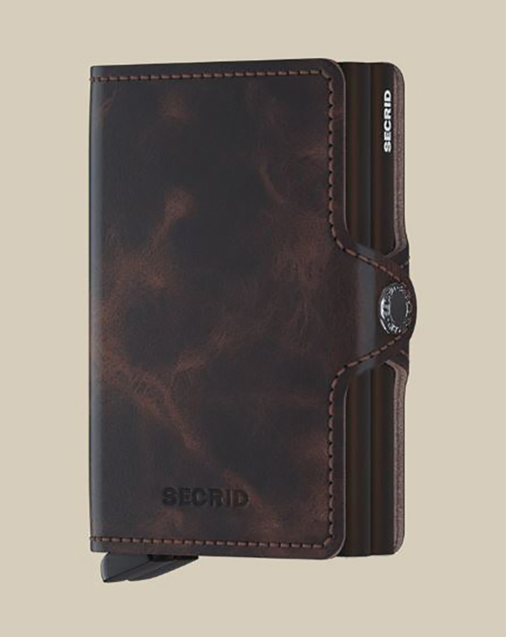 Vintage Chocolat Twinwallet Secrid