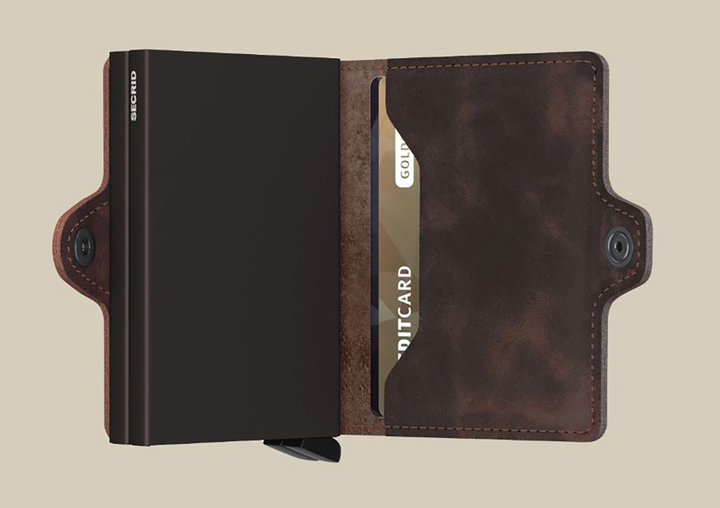 Vintage Chocolat Twinwallet Secrid