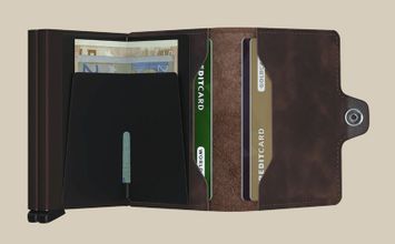 Vintage Chocolat Twinwallet Secrid