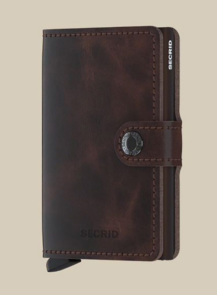 Vintage Chocolat Miniwallet Secrid
