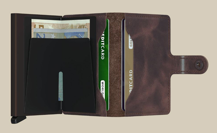 Vintage Chocolat Miniwallet Secrid