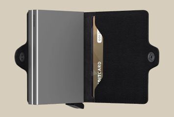 Zwarte mini twin wallet Secrid