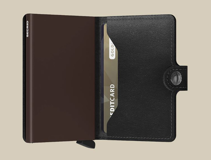 Black/Brown miniwallet original Secrid