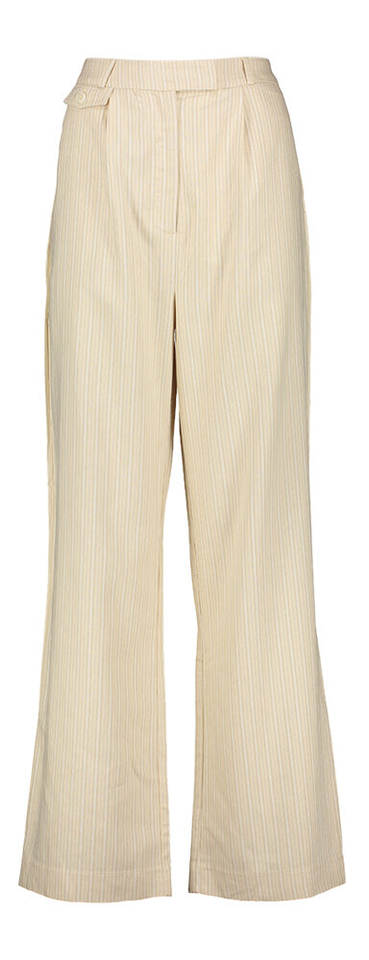 Beige gestreepte broek Les Coyotes De Paris