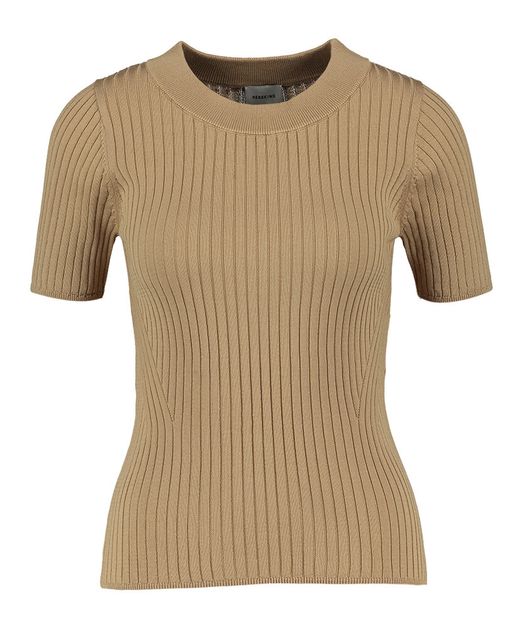 Bruine T-shirt met ronde hals Doofi Herskind