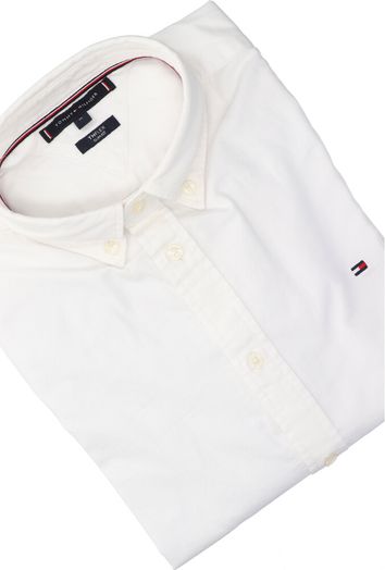Wit linnen hemd (regular fit) met lange mouwen Tommy Hilfiger