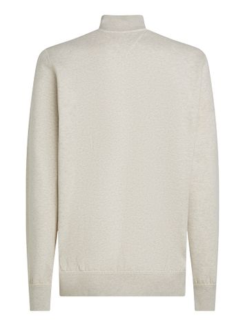 Beige trui met korte rits Tommy Hilfiger 