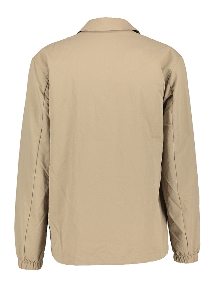 Taupekleurige jas met drukknopen Selected