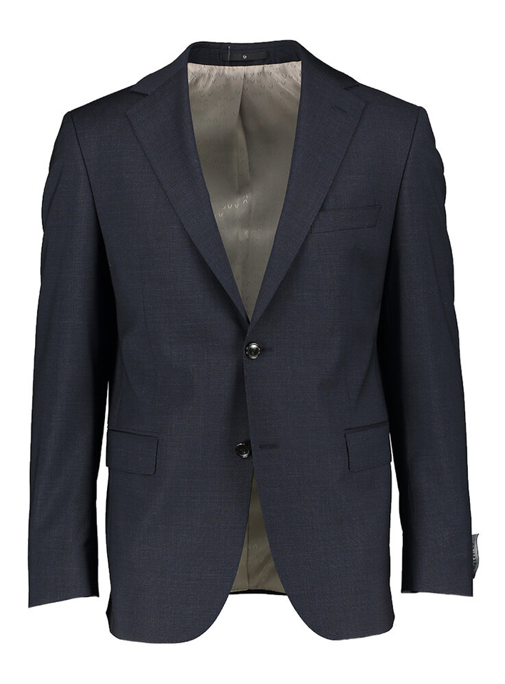 Donkerblauwe kostuum blazer Dressler