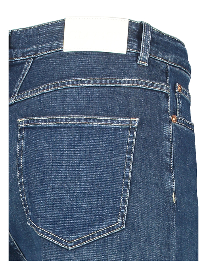 Blauwe wide leg jeans met hoge taille Glow Up Closed