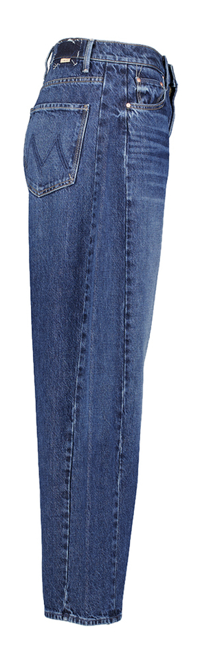 Donkerblauwe cropped jeans Half Pipe Ankle Mother