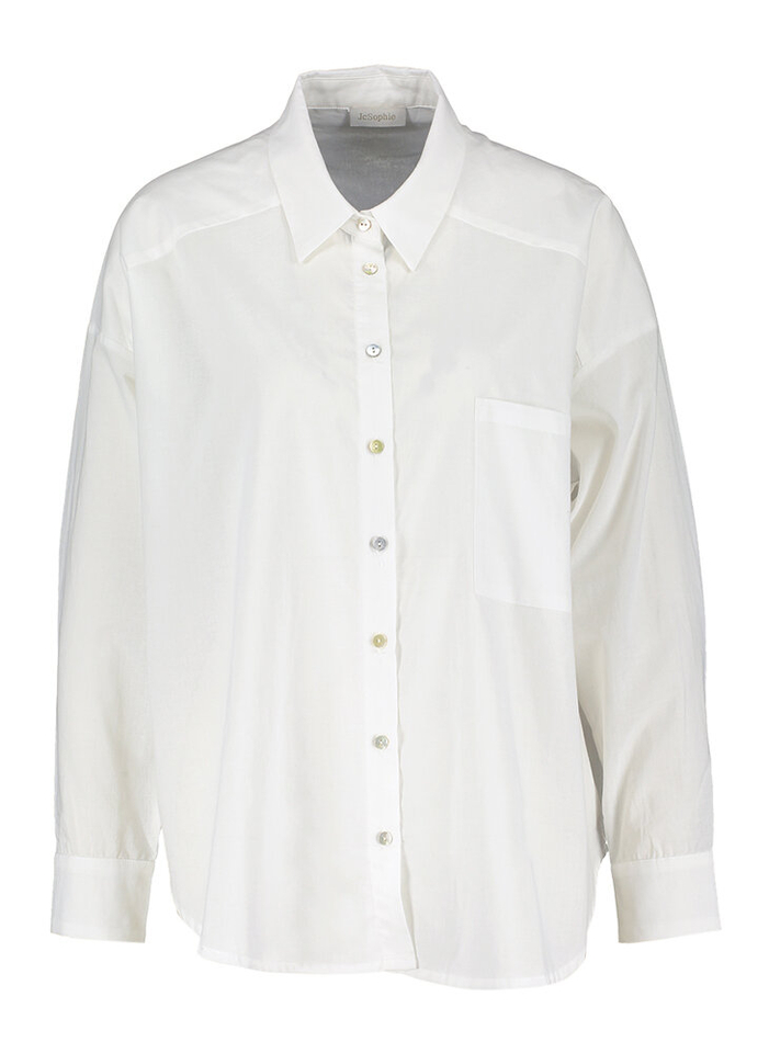 Witte blouse met knoopsluiting JC Sophie