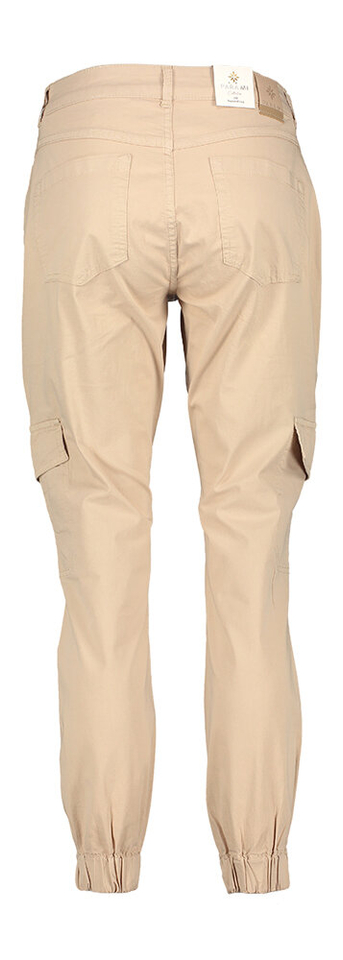 Beige cargo broek met hoge taille Jill Para Mi
