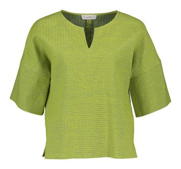 Groene bloes met print Bona Furore 