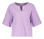 Violet kleurige blouse met V-hals Bona Furore