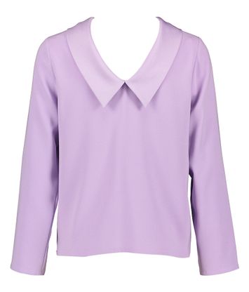 Lila bloes met boothals en diepere rug Bintila Furore