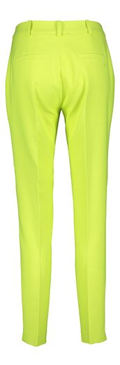 Limoengroene geklede slim fit broek Torinel Furore 