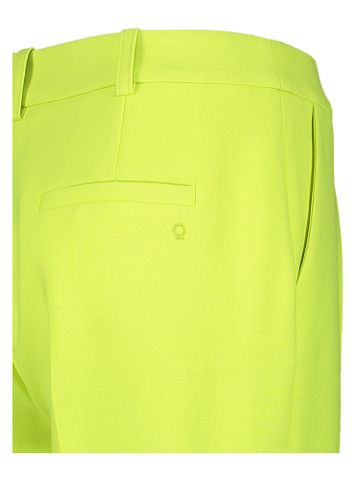 Limoengroene geklede slim fit broek Torinel Furore 