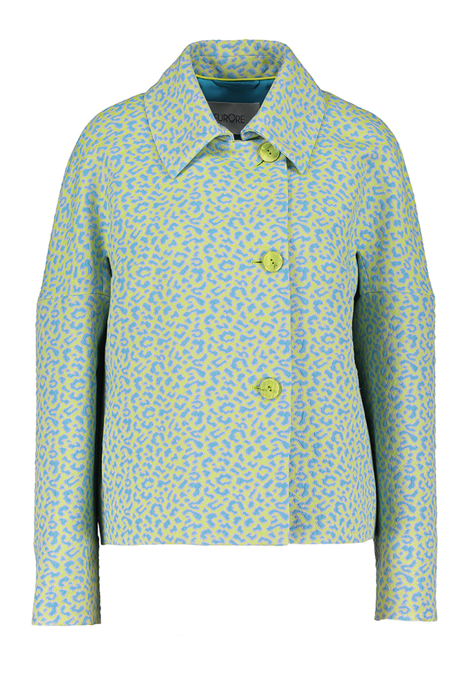 Multicolor jasje met plooi op de rug Colina Furore