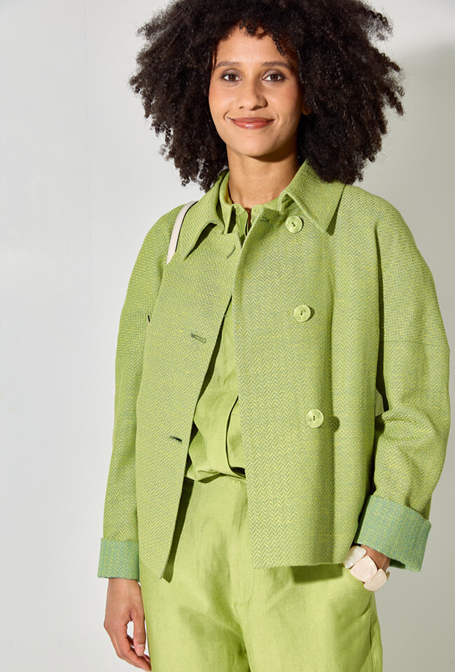 Green gloss vest Colina Furore