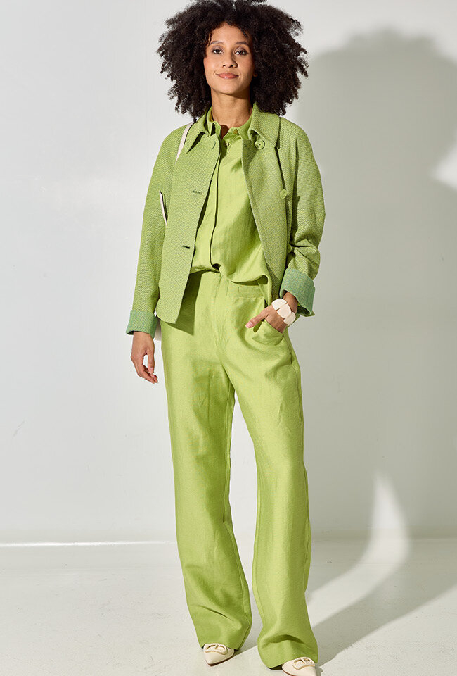 Green gloss vest Colina Furore