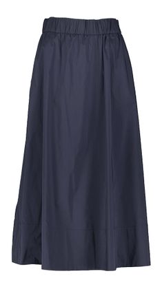 Neo Noir Donkerblauwe katoenen rok
