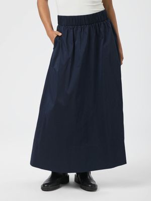 Donkerblauwe katoenen rok Neo Noir