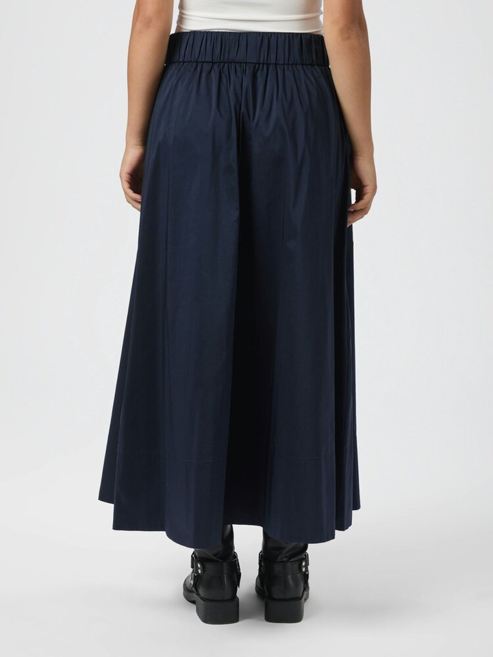 Donkerblauwe katoenen rok Neo Noir 