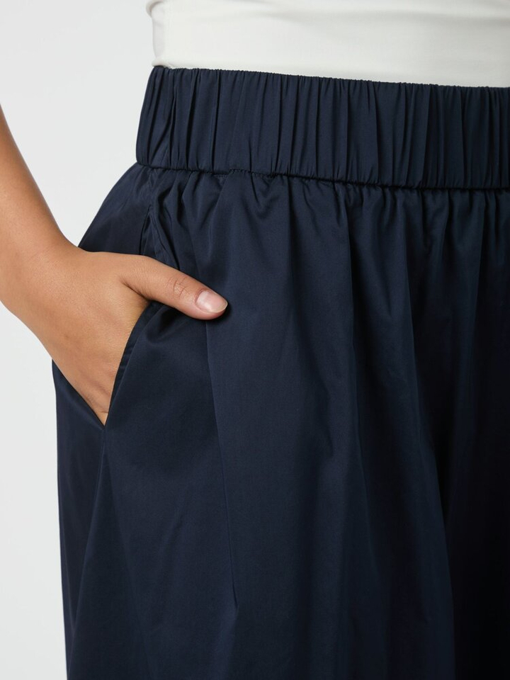 Donkerblauwe katoenen rok Neo Noir 