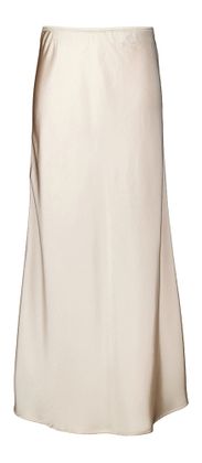 Neo Noir Parelmoerkleurige glanzende rok in satijnlook Vicky