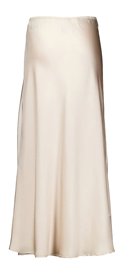 Parelmoerkleurige glanzende rok in satijnlook Vicky Neo Noir