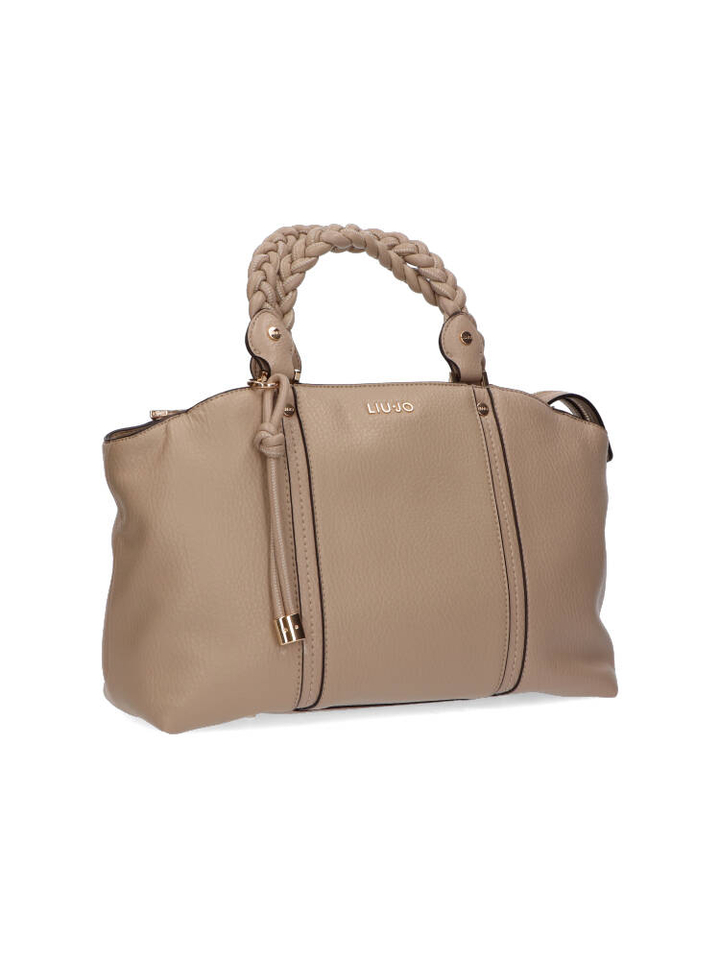 Taupe kleurige handtas Liu Jo