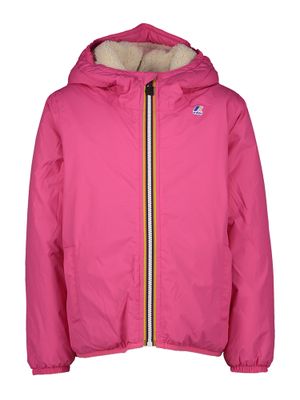 Roze water en winddichte jas Claude Orsette K-way