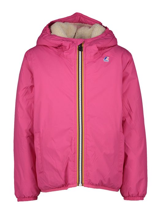 Roze water en winddichte jas Claude Orsette K-way