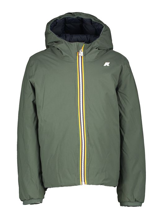 Kakigroene jas met kap Kway