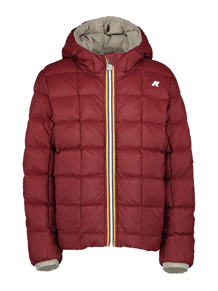 Multicolor omkeerbare jas Kway