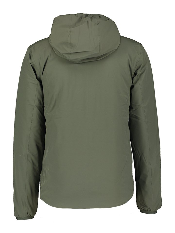 Green blackish jas met kap K Way 