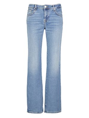 Lichtblauwe straight fit jeans For all mankind