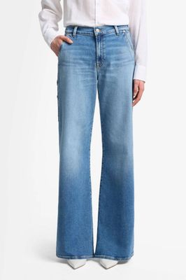 Lichtblauwe straight jeans Lotta For all mankind